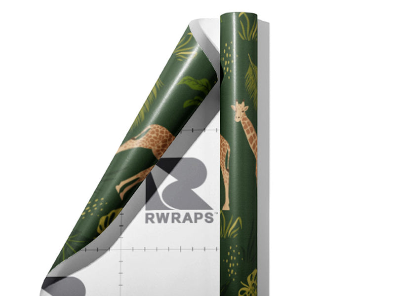 Graceful Grazers Animal Wrap Film Sheets~Rwraps Series 914 Graceful Grazers Animal Scrolled Sheet~3