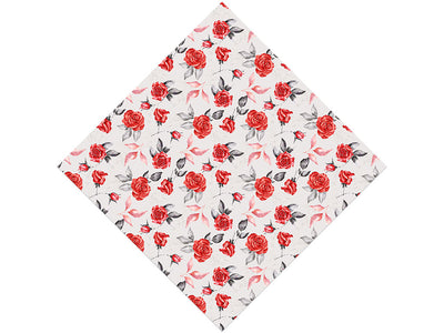 Graceful Rose Floral Vinyl Wrap Pattern