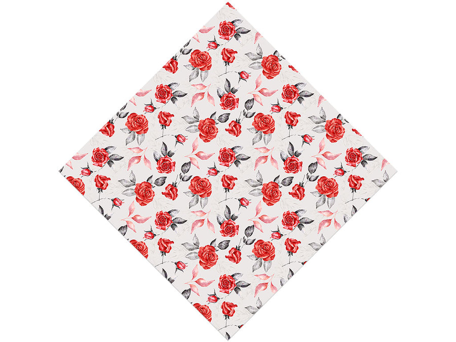 Graceful Rose Floral Vinyl Wrap Pattern