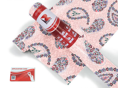gracious flowers paisley Craft Vinyl Roll