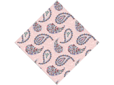 Gracious Flowers Paisley Vinyl Wrap Pattern