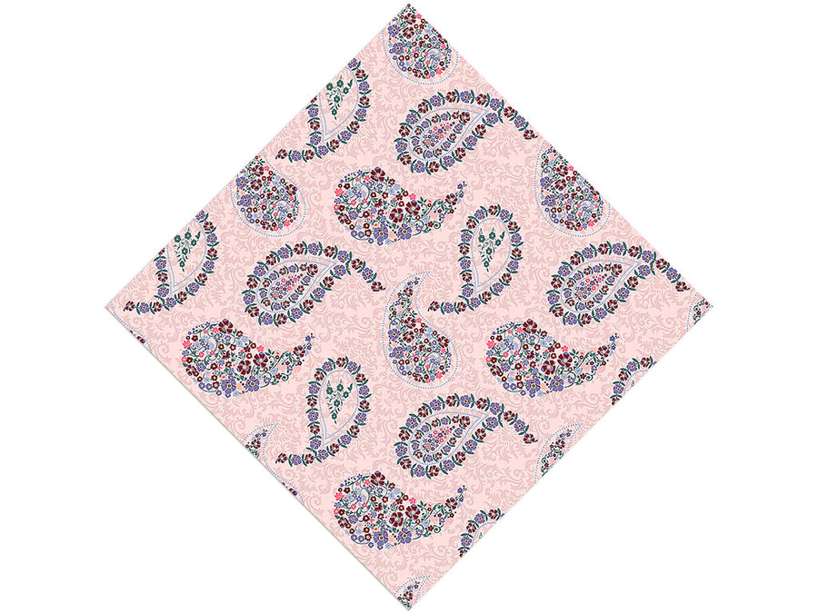 Gracious Flowers Paisley Vinyl Wrap Pattern