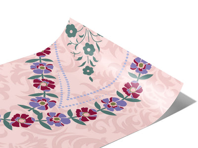 Gracious Flowers Paisley Vinyl Wraps~Rwraps Series 914 Digitally Printed Vinyl Wrap~0