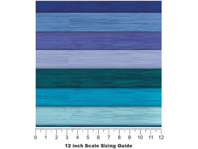 Gradient  Wood Plank Vinyl Film Pattern Size 12 inch Scale~Rwraps Gradient  Wood Plank Sizing Chart~3