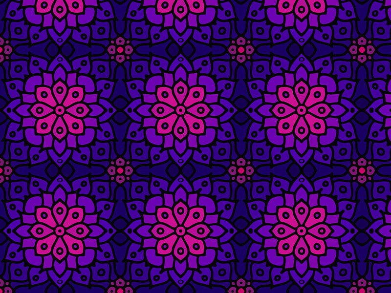 Gradient Lotus Art Deco Vinyl Wrap Pattern~Rwraps Series 914 Digitally Printed Vinyl Wrap~0