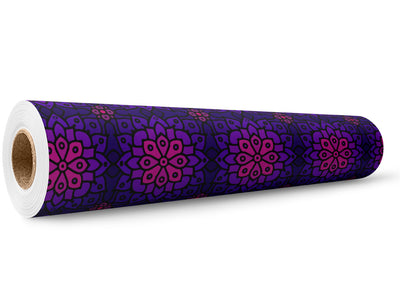 Gradient Lotus Art Deco Wrap Film Wholesale Roll~Rwraps Series 914 Digitally Printed Vinyl Roll~5