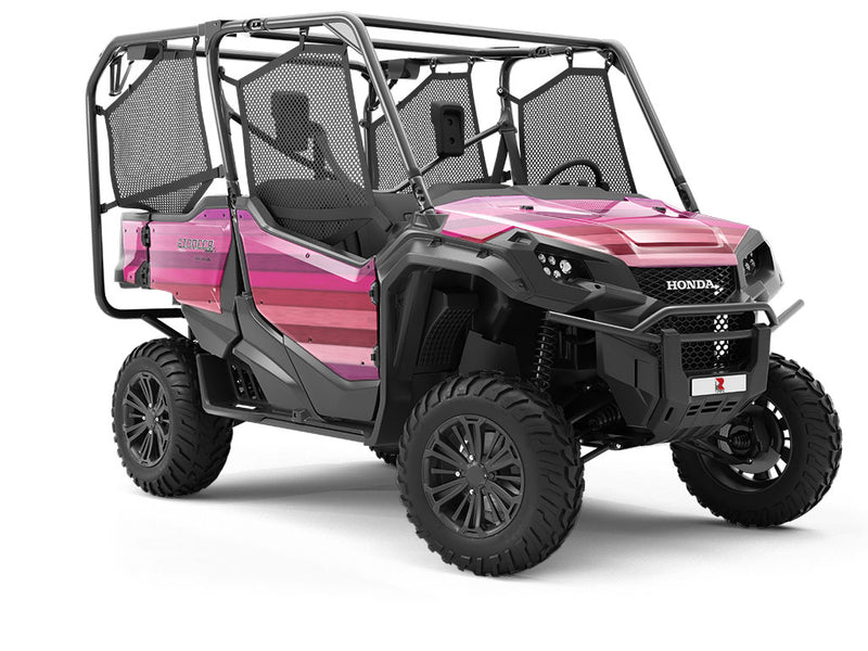 Gradient  Wood Plank Utility Vehicle Vinyl Wrap