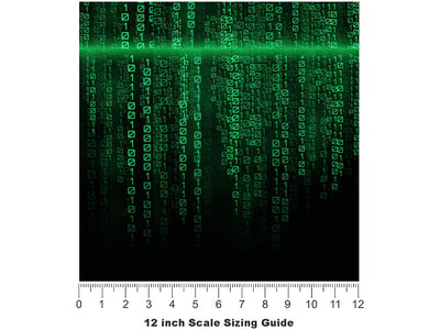 Grand Mystery Technology Vinyl Film Pattern Size 12 inch Scale~Rwraps Grand Mystery Technology Sizing Chart~3