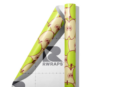 Granny Smith Fruit Wrap Film Sheets~Rwraps Series 914 Granny Smith Fruit Scrolled Sheet~3