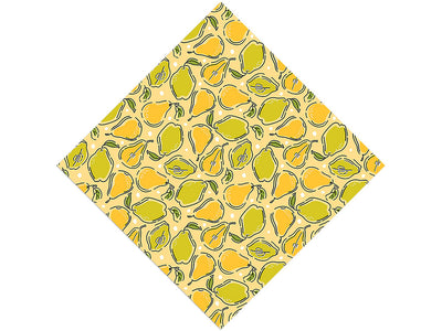Grant Saint Yellow Fruit Vinyl Wrap Pattern