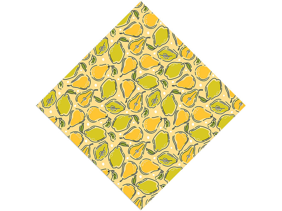 Grant Saint Yellow Fruit Vinyl Wrap Pattern