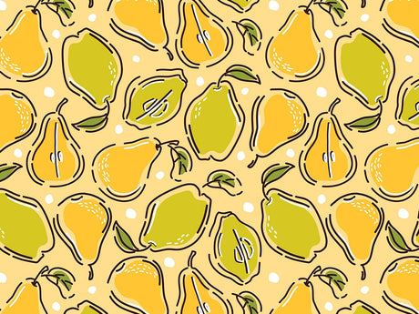 Grant Saint Yellow Fruit Vinyl Wrap Pattern~Rwraps Series 914 Digitally Printed Vinyl Wrap~0