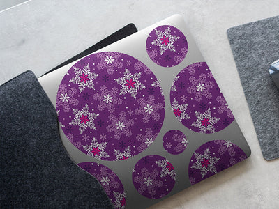 grape cone snowflake DIY Laptop Stickers