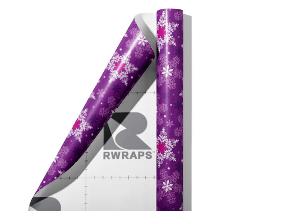 Grape Cone Snow Wrap Film Sheets~Rwraps Series 914 Grape Cone Snow Scrolled Sheet~3