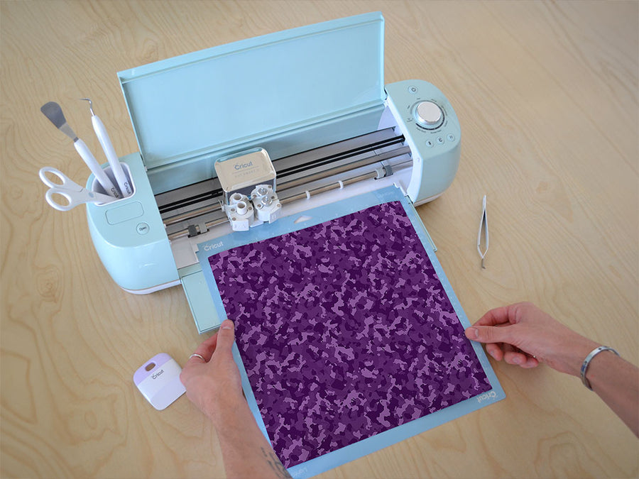 grape erdl camouflage Cricut Compatible Vinyl