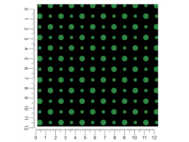 grass green polka dot 1ft x 1ft Craft Sheets
