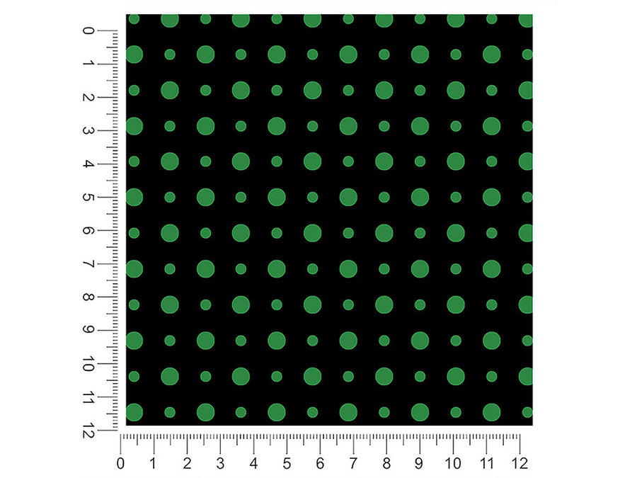 grass green polka dot 1ft x 1ft Craft Sheets
