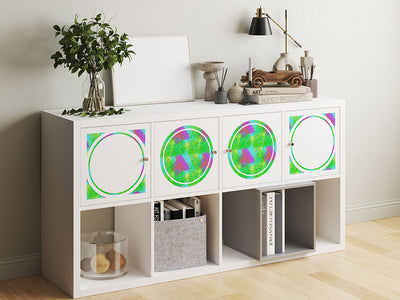 grassland journey tie dye DIY Furniture Stickers