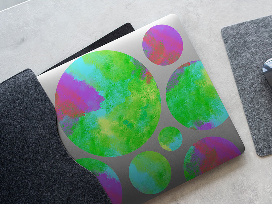 grassland journey tie dye DIY Laptop Stickers
