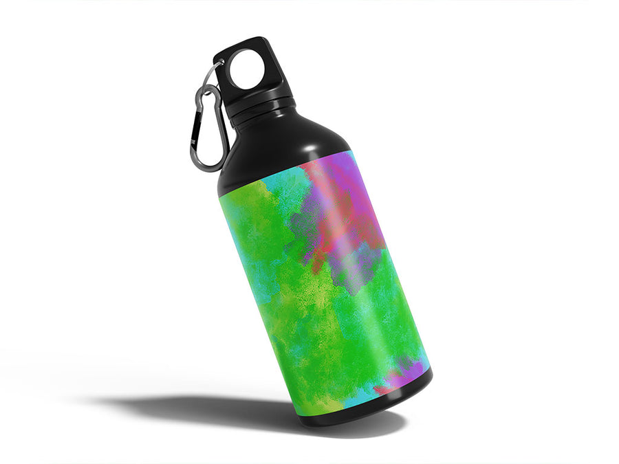 grassland journey tie dye Water Bottle DIY Stickers