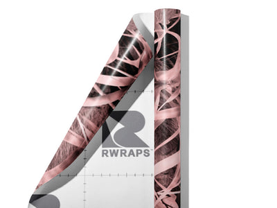 Grassland Pink Camouflage Wrap Film Sheets~Rwraps Series 914 Grassland Pink Camouflage Scrolled Sheet~3