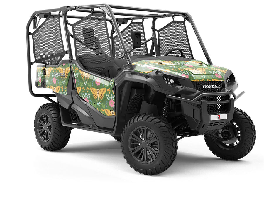 Grassy Death Head Bug Utility Vehicle Vinyl Wrap