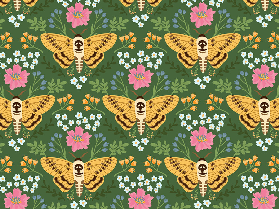 Grassy Death Head Bug Vinyl Wrap Pattern~Rwraps Series 914 Digitally Printed Vinyl Wrap~0