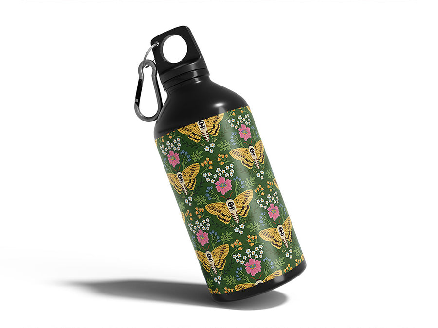 grassy death head bug Water Bottle DIY Stickers