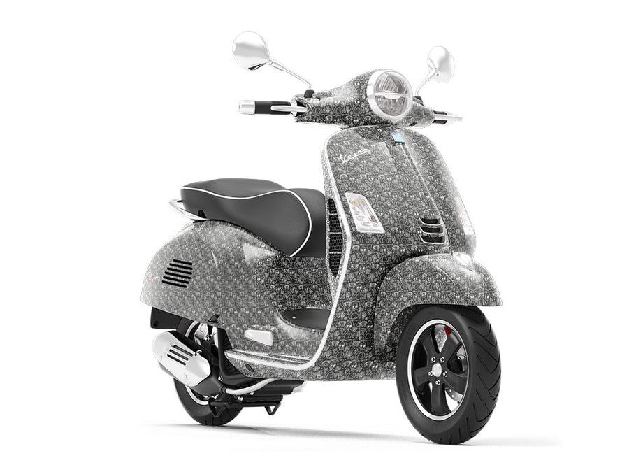 Graveyard Shift Spooky Fun Vespa Scooter Wrap Film