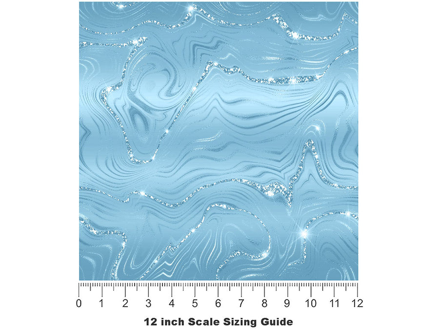Gravitational Pull Gemstone Vinyl Film Pattern Size 12 inch Scale~Rwraps Gravitational Pull Gemstone Sizing Chart~2