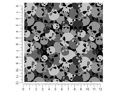 gray calvaria skull and bones 1ft x 1ft Craft Sheets