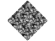 Gray Calvaria Halloween Vinyl Wrap Pattern