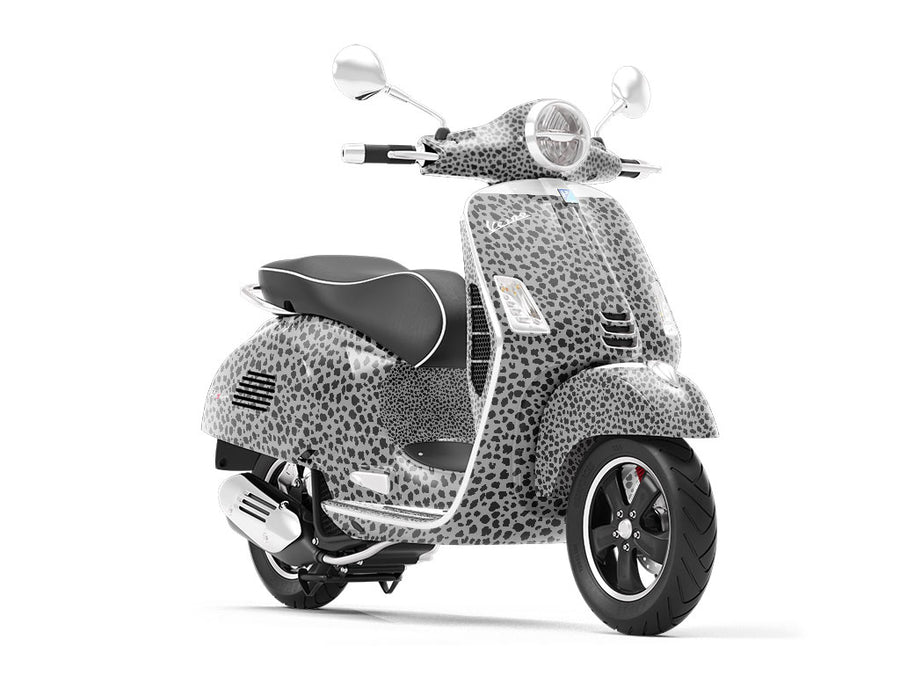 Gray Cheetah Vespa Scooter Wrap Film