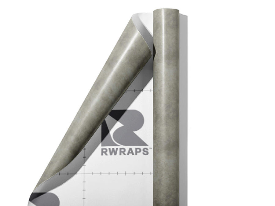 Gray  Concrete Wrap Film Sheets~Rwraps Series 914 Gray  Concrete Scrolled Sheet~3
