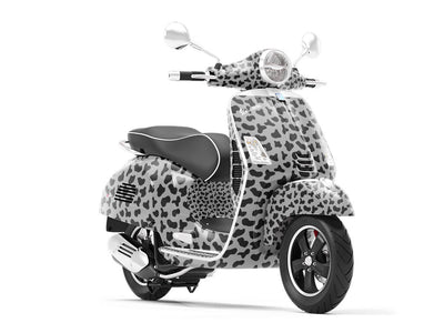Gray Cow Vespa Scooter Wrap Film