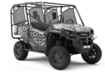 Gray Cow Utility Vehicle Vinyl Wrap