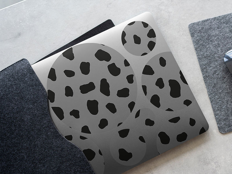gray dalmation animal print DIY Laptop Stickers