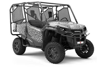Gray Dalmation Utility Vehicle Vinyl Wrap
