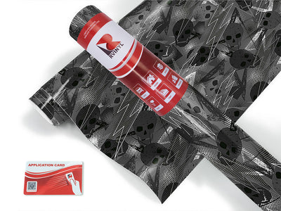 gray crown skull and bones Craft Vinyl Roll