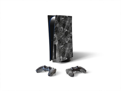 gray crown skull and bones Sony PS5 DIY Skin