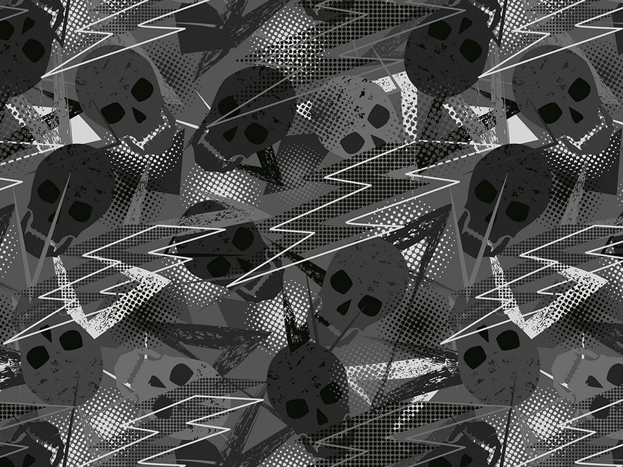 Gray Decomposition Halloween Vinyl Wrap Pattern~Rwraps Series 914 Digitally Printed Vinyl Wrap~0