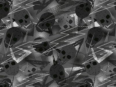 Gray Decomposition Halloween Vinyl Wrap Pattern~Rwraps Series 914 Digitally Printed Vinyl Wrap~0