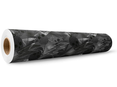 Gray Decomposition Halloween Wrap Film Wholesale Roll~Rwraps Series 914 Digitally Printed Vinyl Roll~5