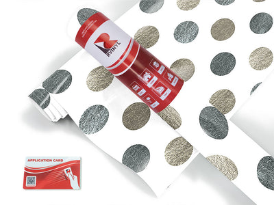 gray dust polka dot Craft Vinyl Roll