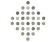 Gray Dust Polka Dot Vinyl Wrap Pattern