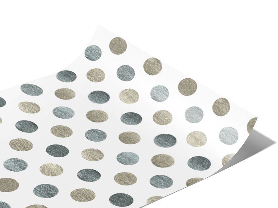 Gray Dust Polka Dot Vinyl Wraps~Rwraps Series 914 Digitally Printed Vinyl Wrap~0