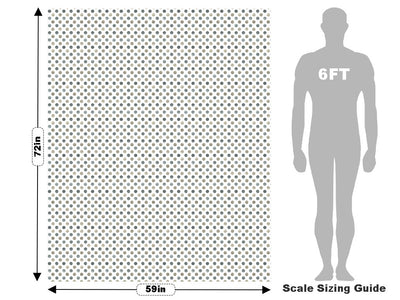Gray Dust Polka Dot Vehicle Wrap Scale~Rwraps Series 914 Gray Dust Polka Dot Measurements~1