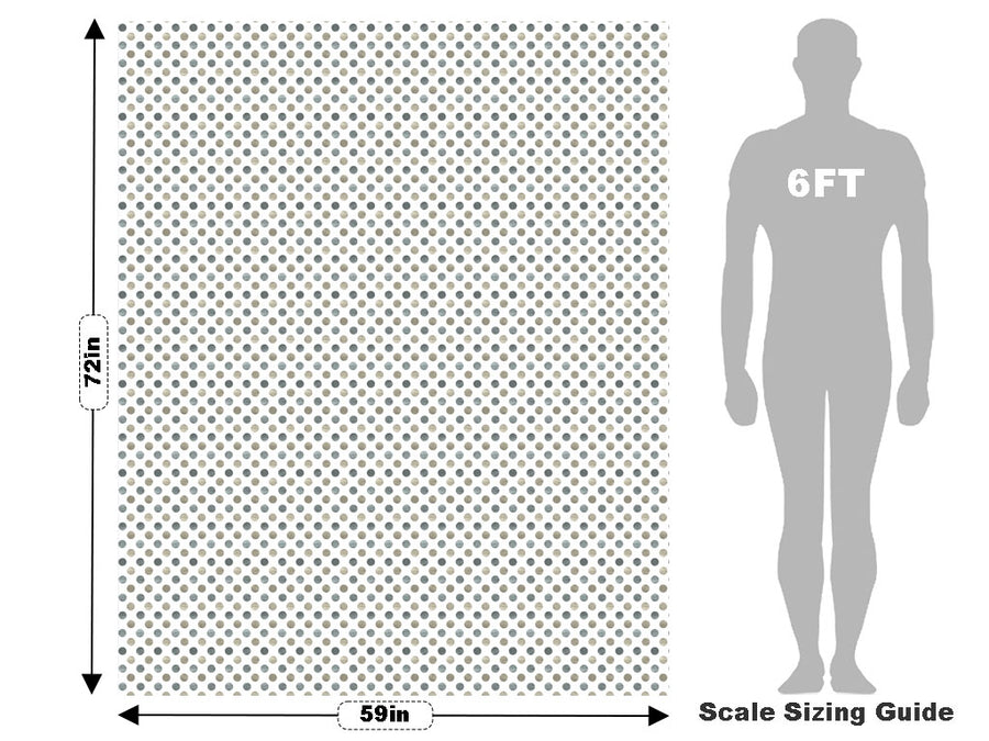 Gray Dust Polka Dot Vehicle Wrap Scale~Rwraps Series 914 Gray Dust Polka Dot Measurements~1