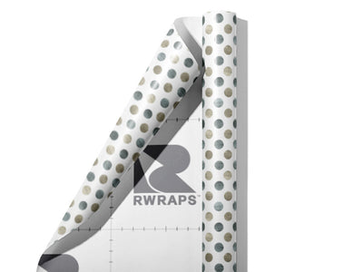 Gray Dust Polka Dot Wrap Film Sheets~Rwraps Series 914 Gray Dust Polka Dot Scrolled Sheet~3