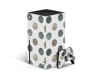 gray dust polka dot XBOX DIY Decal